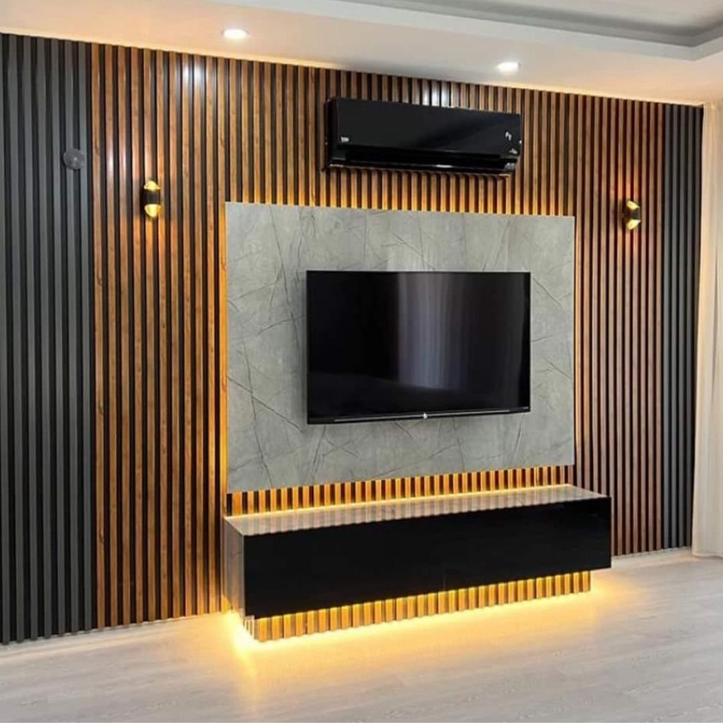 AHŞAP GÖRÜNÜMLÜ LAMBİRİ